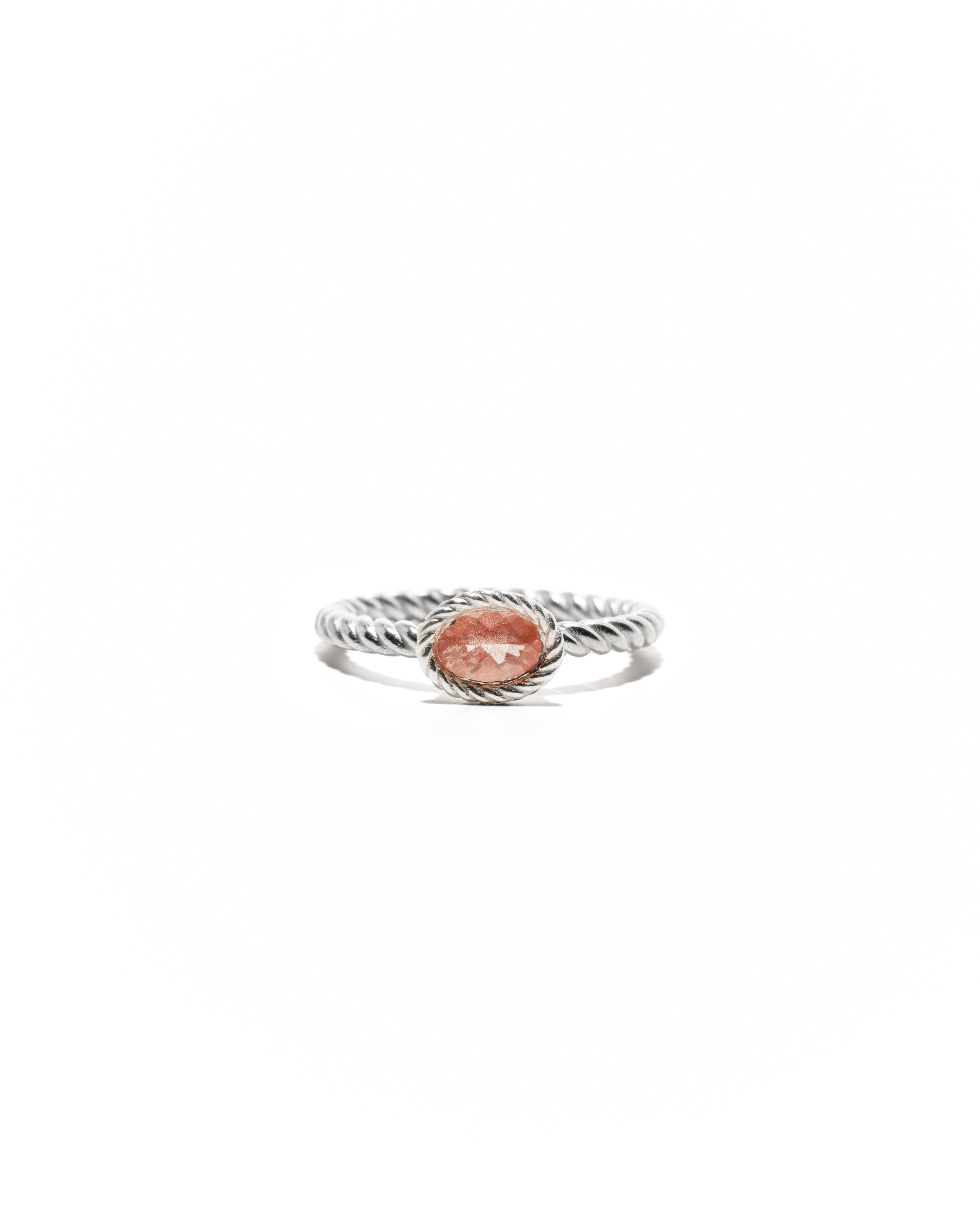 Sunstone Braided Ring
