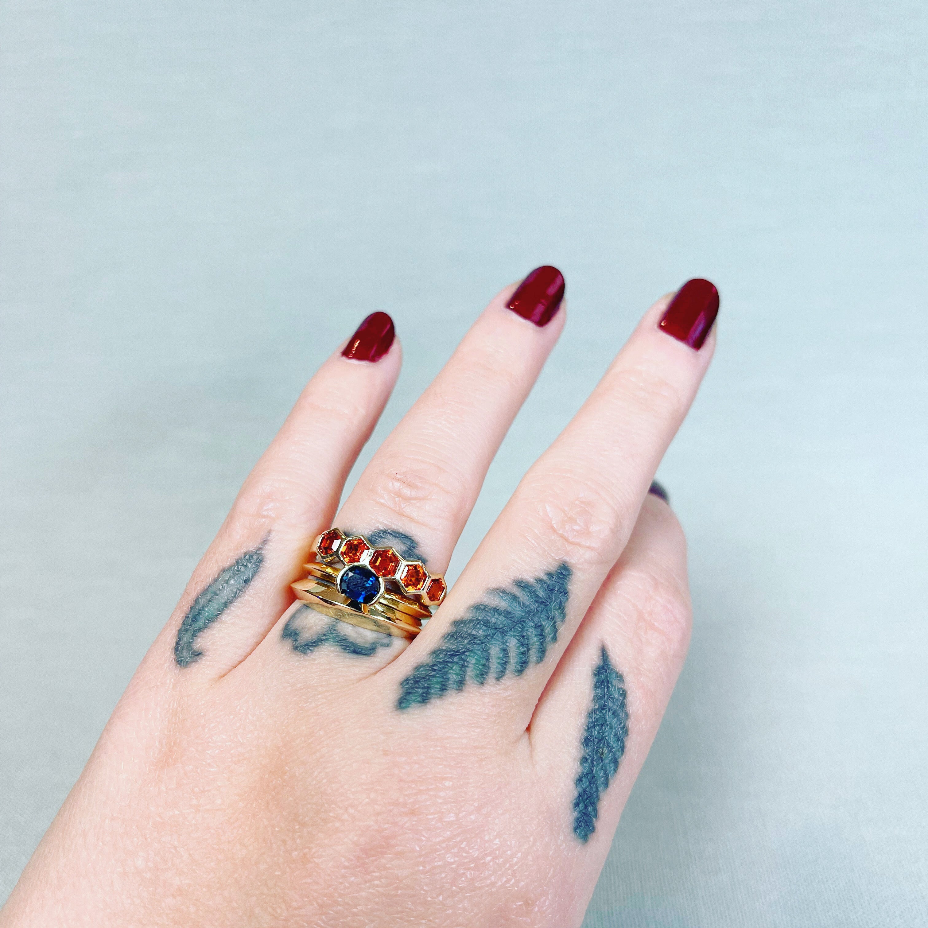 Half Bezel Ring