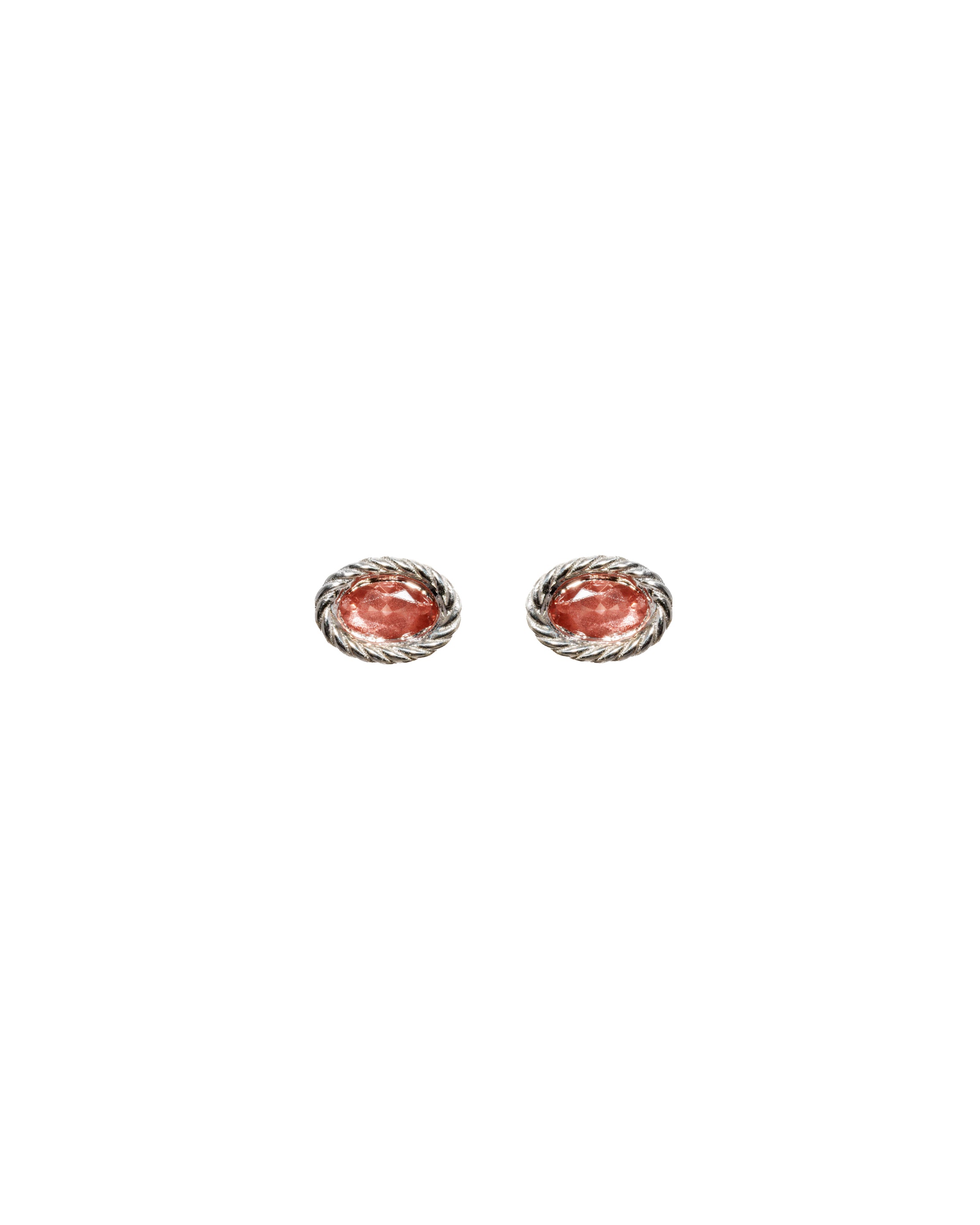 Sunstone Braided Studs