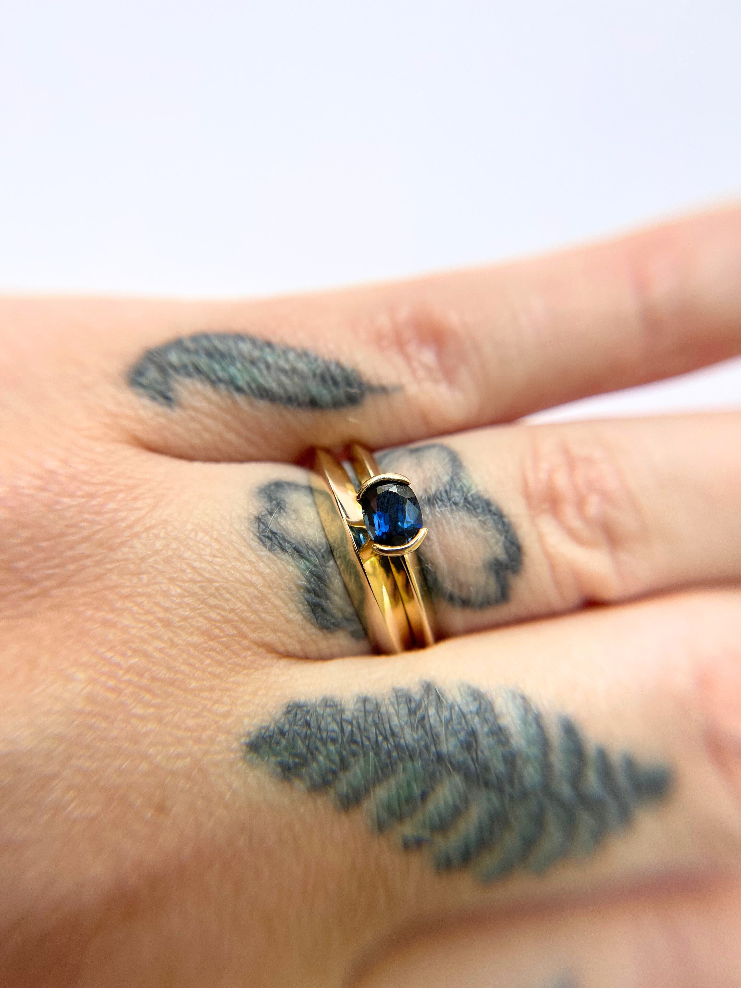 Half Bezel Ring