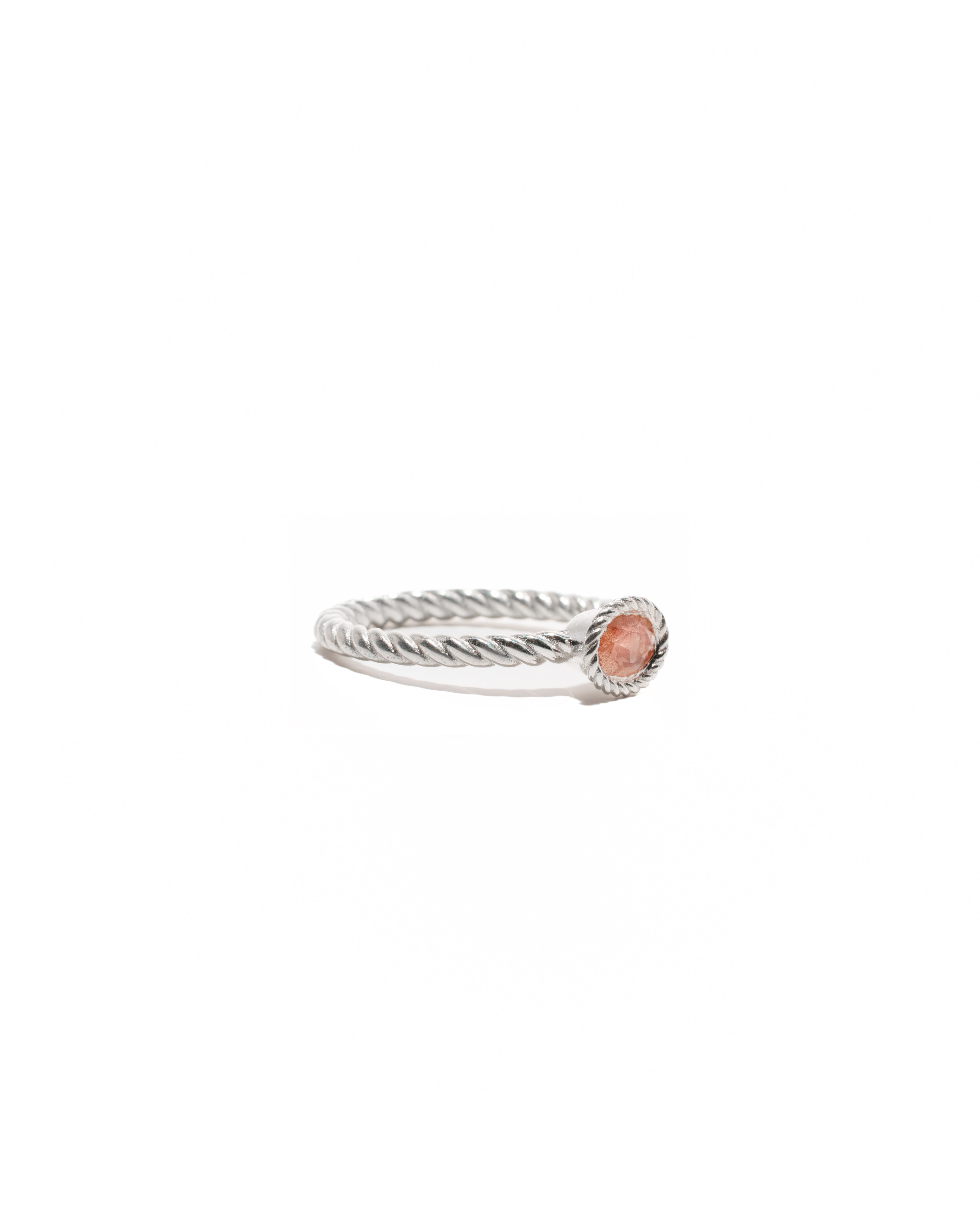 Sunstone Braided Ring