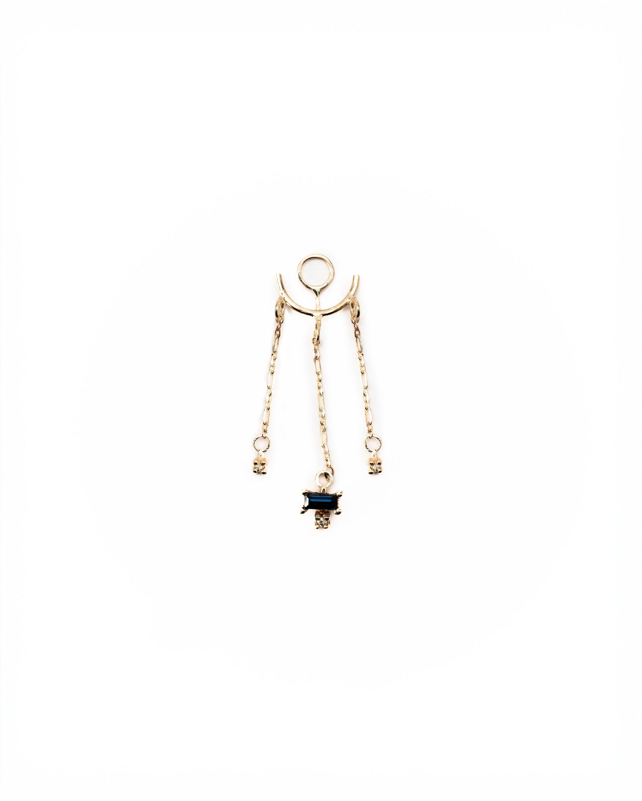 Triple Charm Earring Jacket