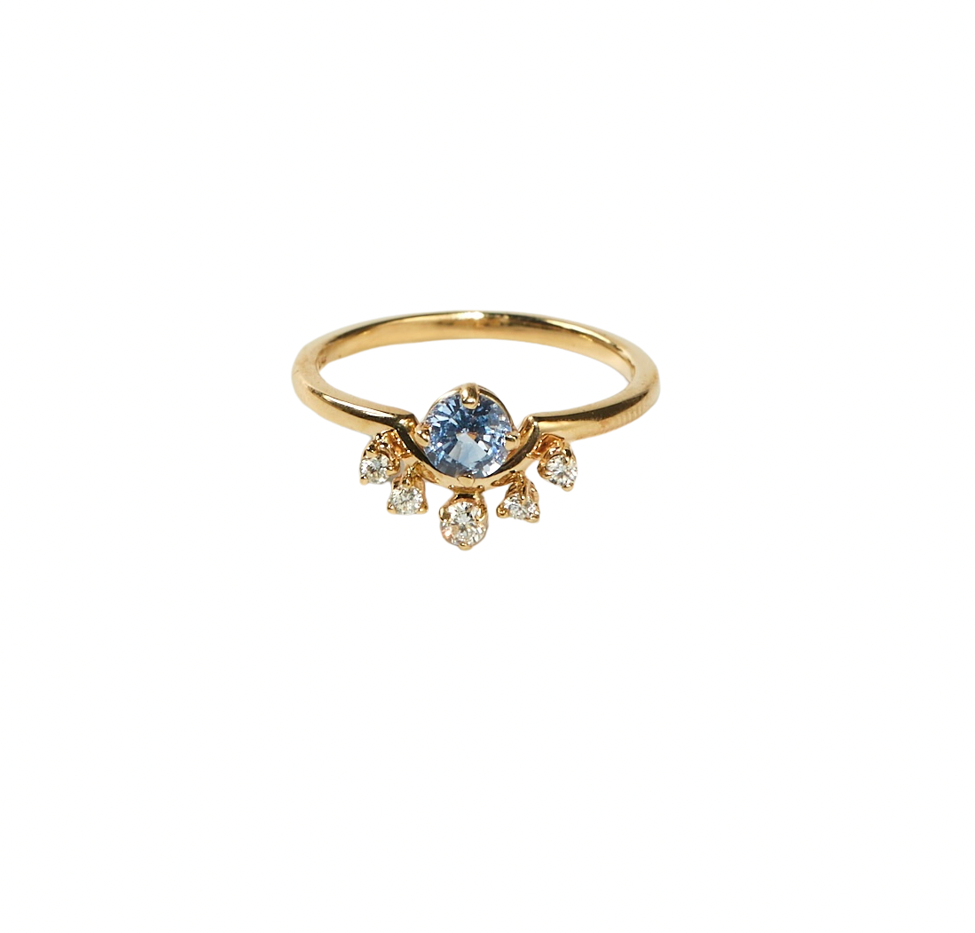 Sapphire Constellation Ring