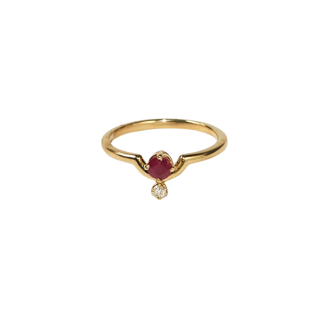 Ruby Aspect Ring