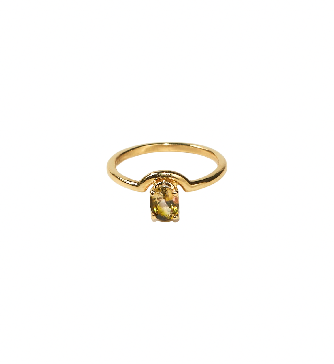 Tourmaline Orbit Ring