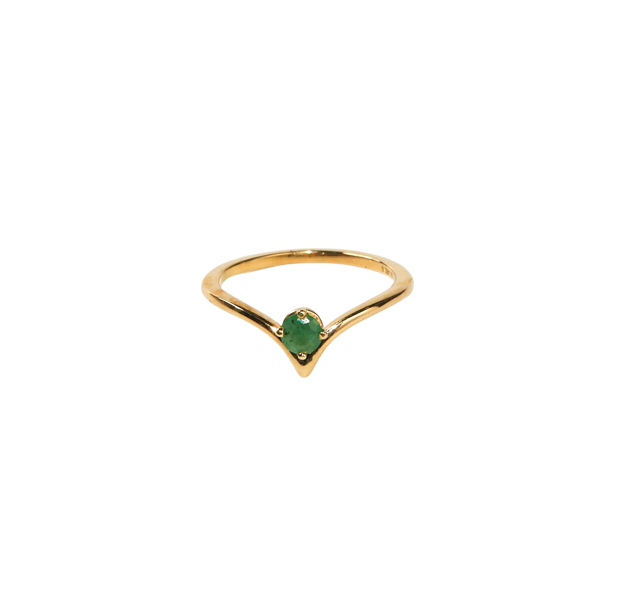 Emerald V Ring