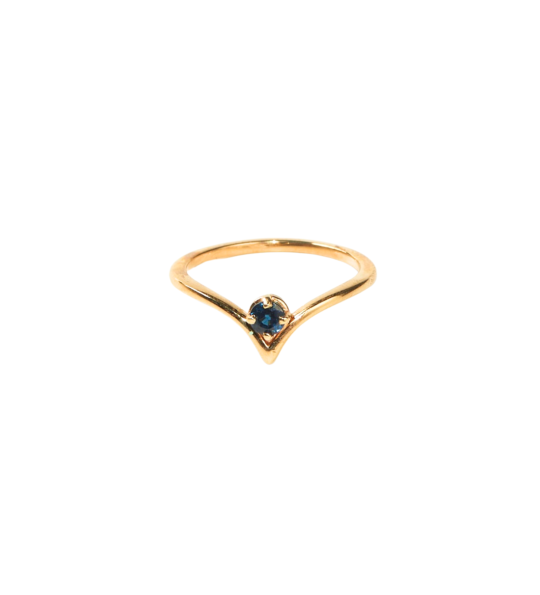 Sapphire V Ring