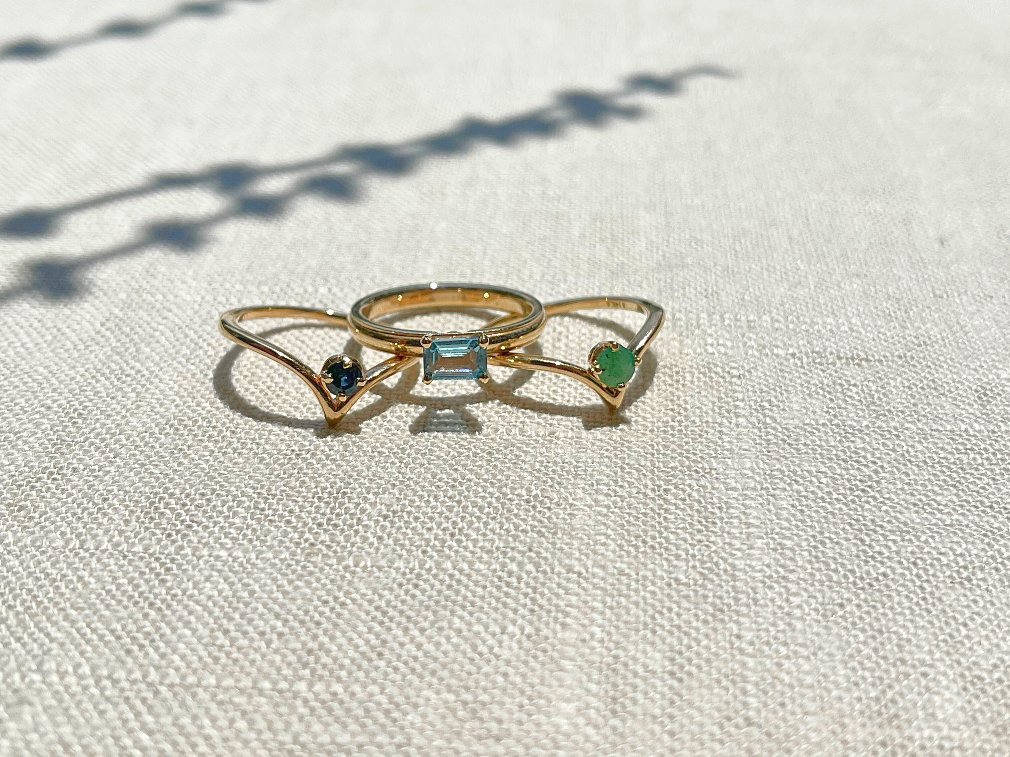 Topaz Linear Ring
