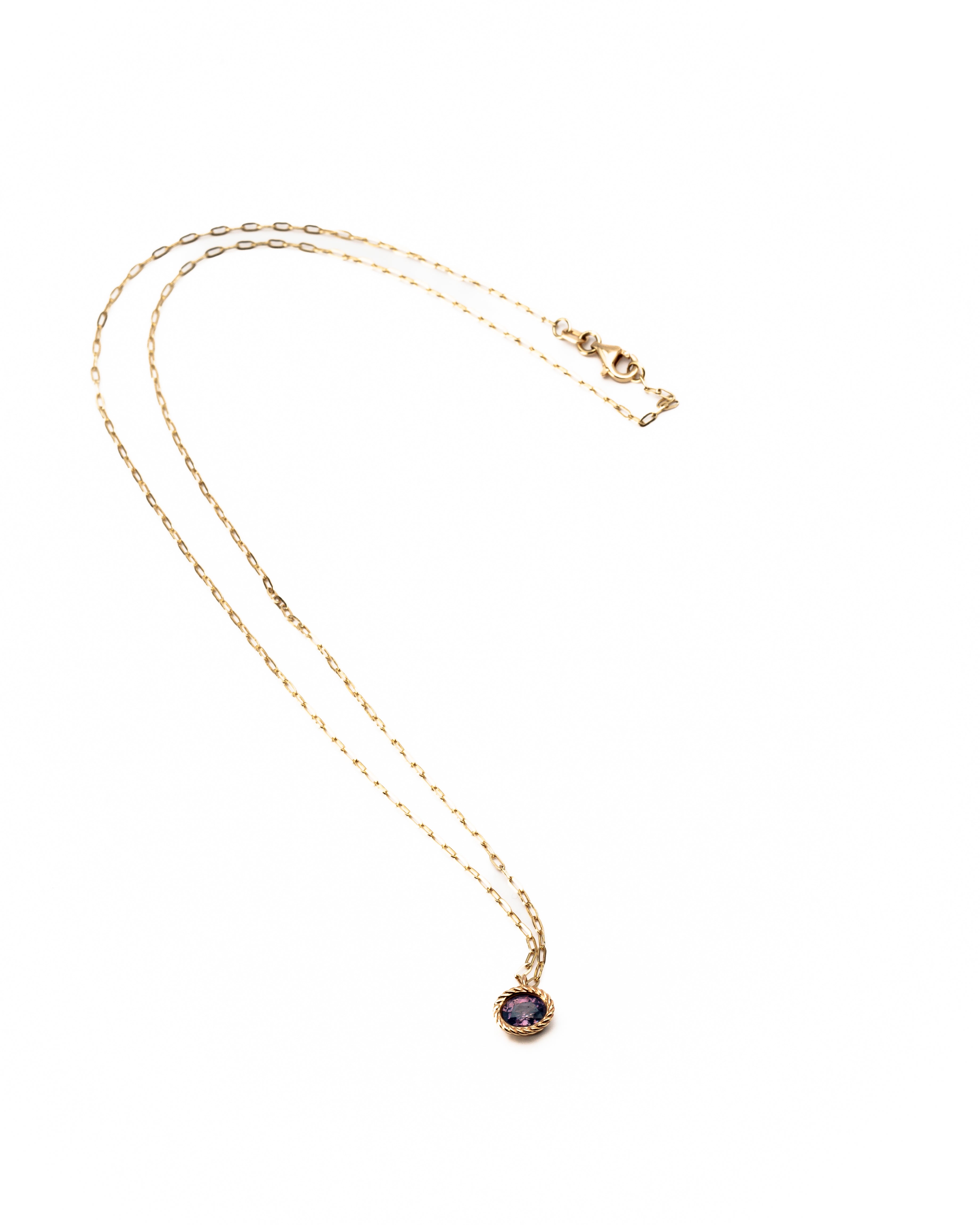 Oval Braided Pendant
