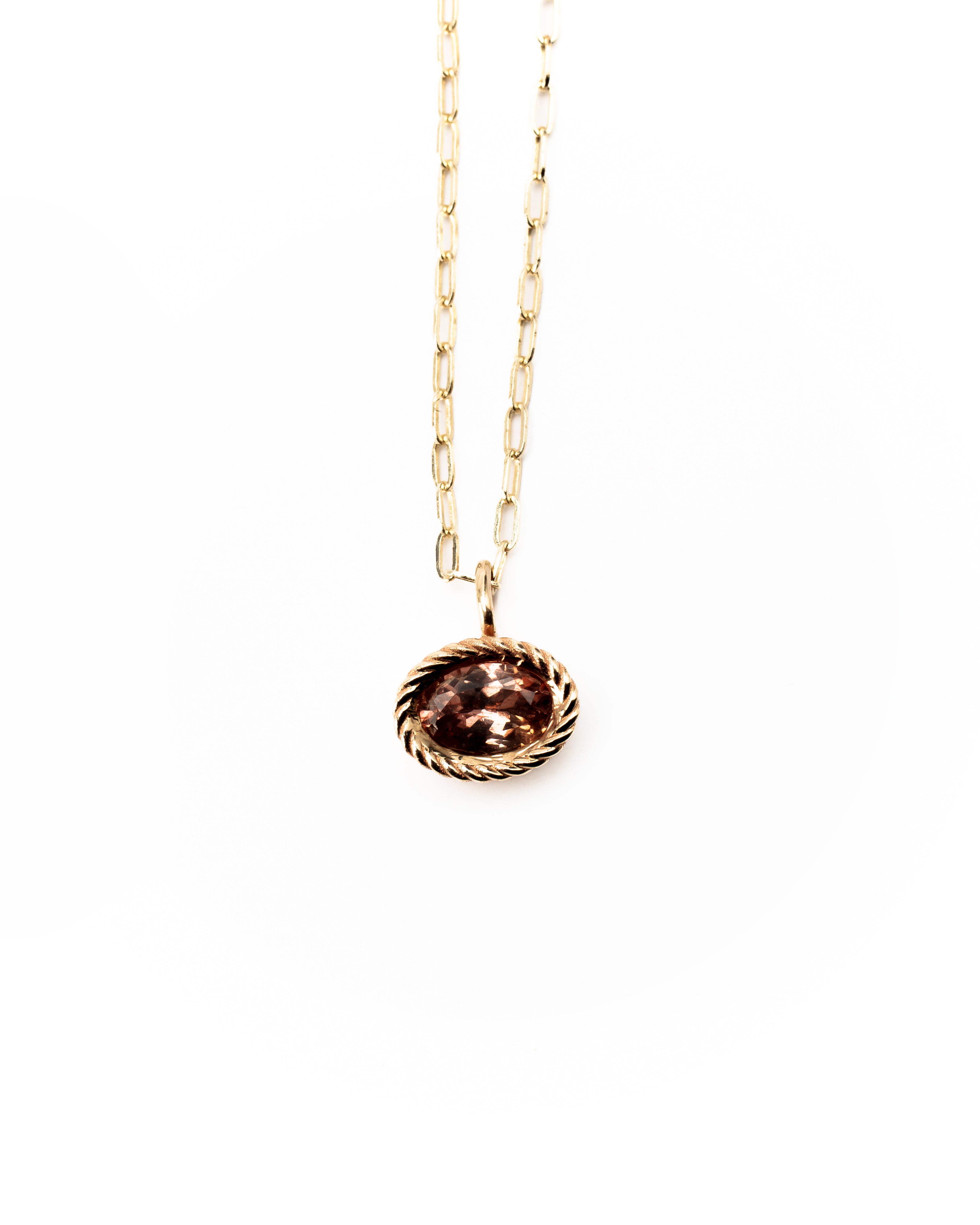 Oval Braided Pendant