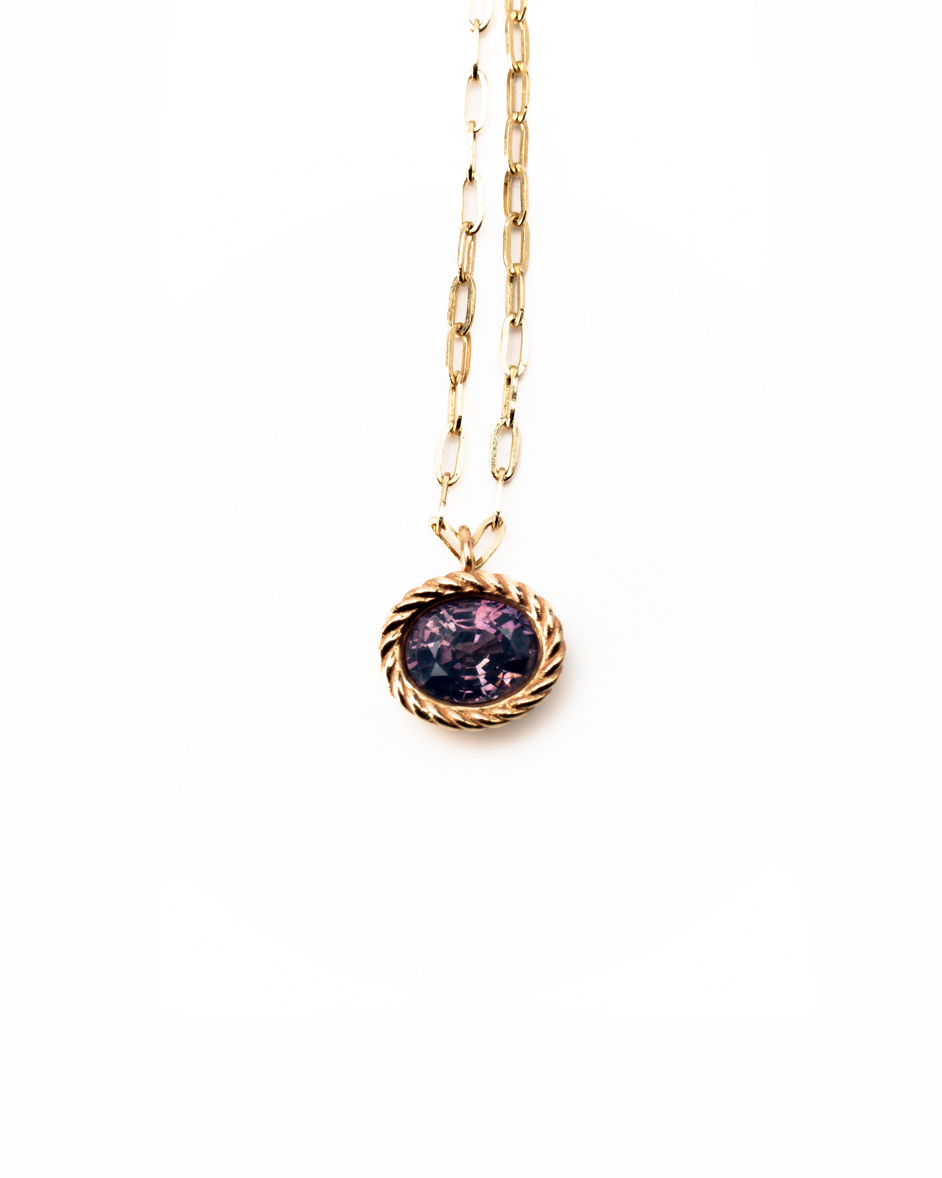 Oval Braided Pendant