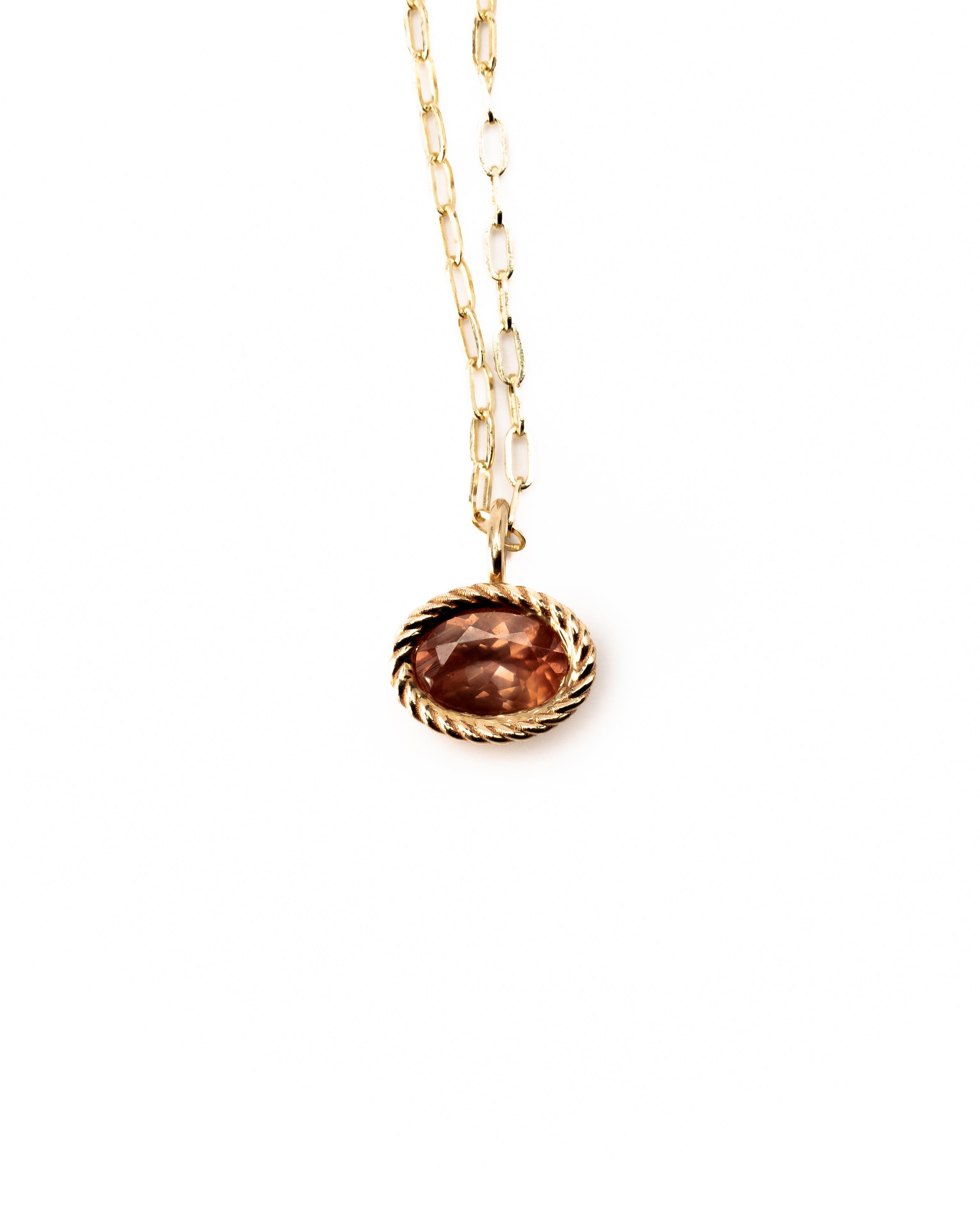 Oval Braided Pendant