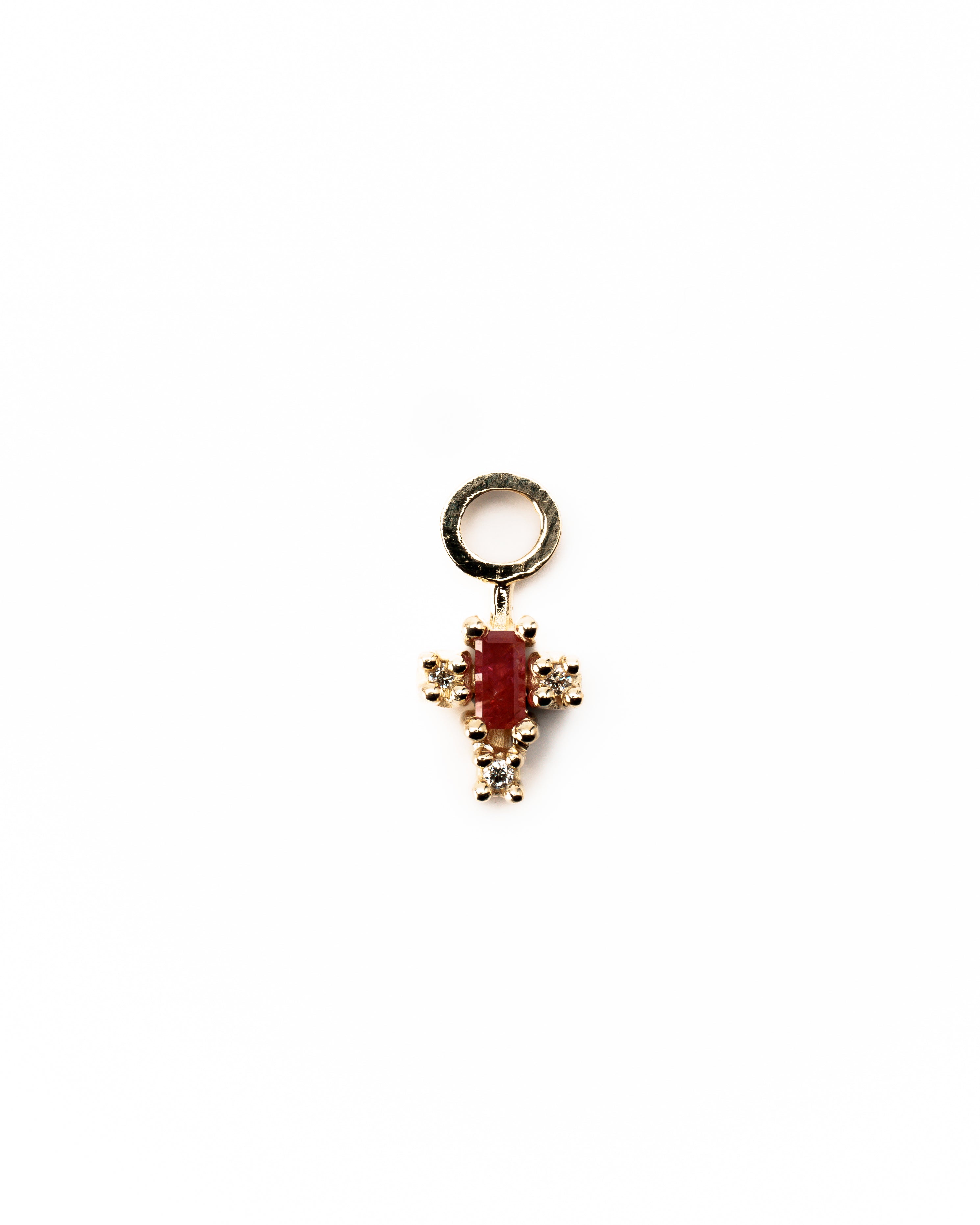 Baguette Cross Charm